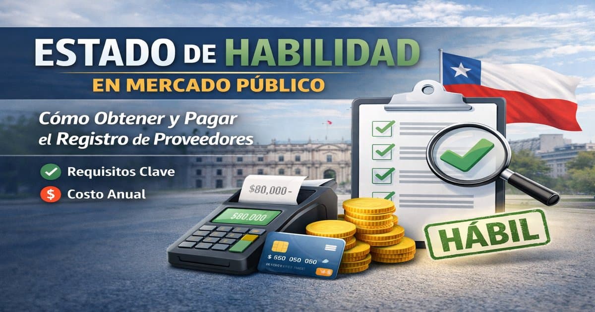 Estado de habilidad en Mercado Público